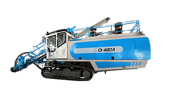 Integrated DTH drilling rig